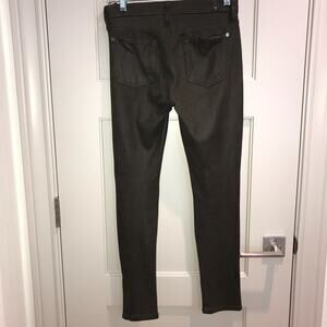 7 for All Mankind High Waisted Brown Faux Suede 25